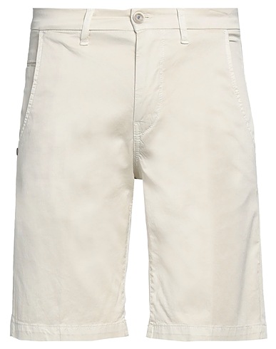 RE_HASH Shorts & Bermuda Cream 97% Cotton, 3% Elastane