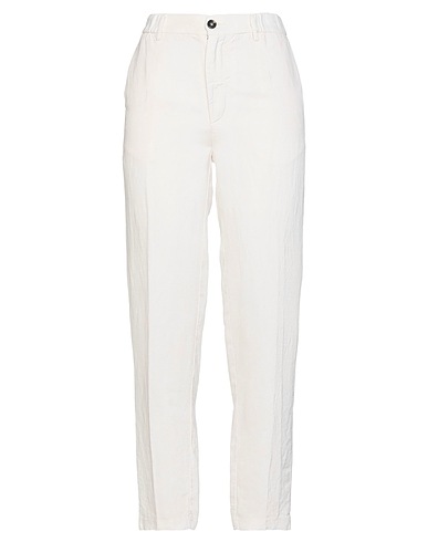 TRUE NYC® Casual pants Ivory 74% Lyocell, 26% Linen