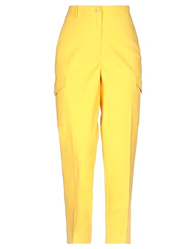 BOUTIQUE MOSCHINO Pantalone Giallo 98% Cotone, 2% Elastan