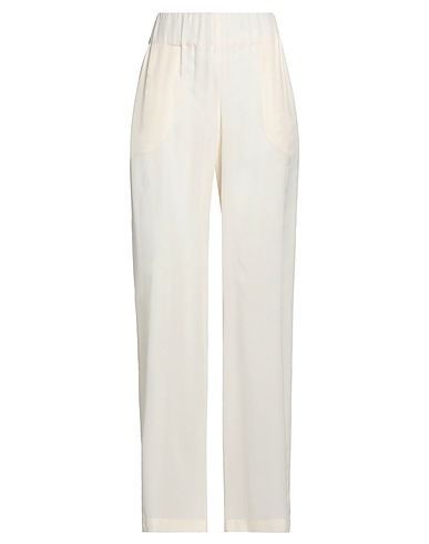 ASPESI Casual pants Ivory 100% Silk