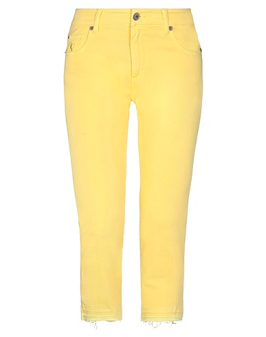 AVANTGAR DENIM by EUROPEAN CULTURE Pantalone Giallo pastello 93% Cotone, 5% Poliestere, 2% Elastan