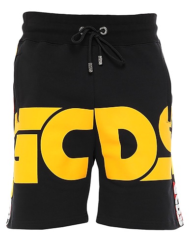GCDS Shorts & Bermuda Black 100% Cotton