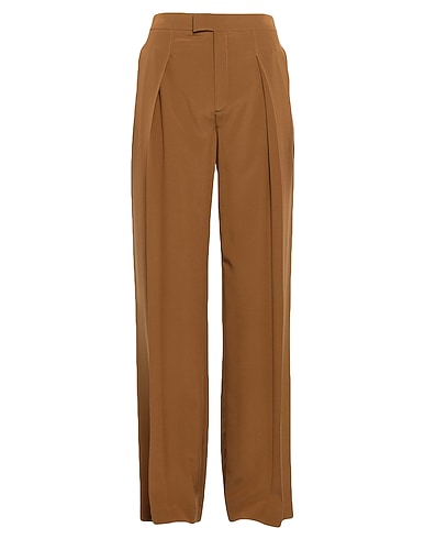 CHLOÉ パンツ カーキ シルク 100%
