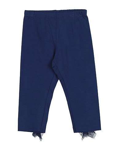 MONNALISA Leggings Blue 95% Cotton, 5% Elastane, Polyamide