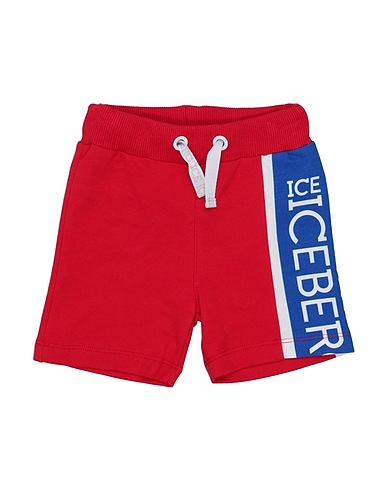 ICE ICEBERG Shorts & Bermuda Red 100% Cotton