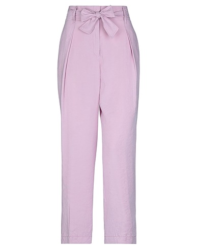 FORTE_FORTE Casual trouser Pink 85% Modal, 15% Polyester