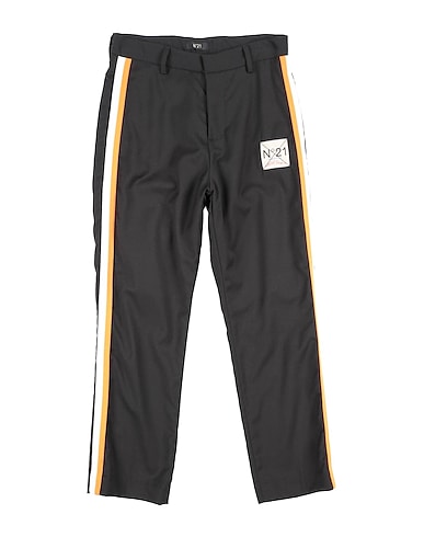 N°21 Casual trouser Black 65% Polyester, 23% Rayon, 8% Wool, 4% Elastane