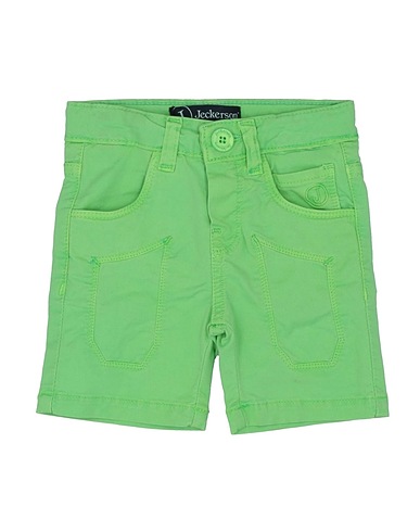 JECKERSON Shorts & Bermuda Light green 98% Cotton, 2% Elastane