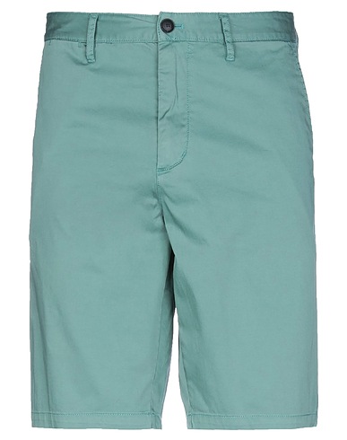EMPORIO ARMANI ショートパンツ＆バミューダパンツ グリーン コットン 98% / ポリウレタン 2%