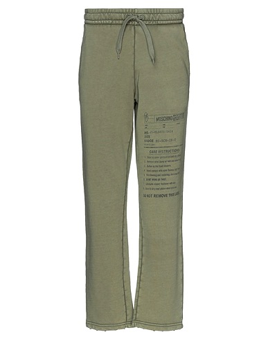 MOSCHINO Casual trouser Military green 100% Cotton