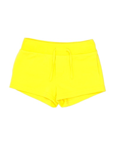 DSQUARED2 Shorts & Bermuda Yellow 100% Cotton, Elastane