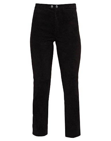 ISABEL MARANT Casual trouser Black 100% Lambskin
