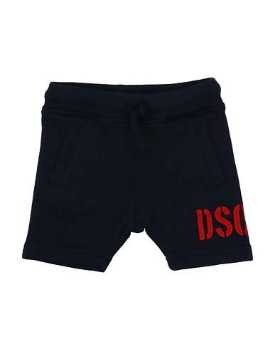 DSQUARED2 Shorts & Bermuda Midnight blue 100% Cotton, Elastane