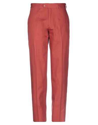 Shop Jasper Reed Man Pants Rust Size 38 Cotton In Red