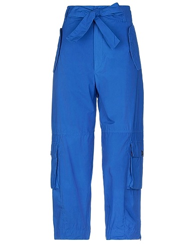 COLVILLE Casual pants Bright blue 100% Cotton