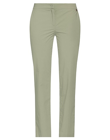 TWINSET Casual trouser Military green 96% Cotton, 4% Elastane