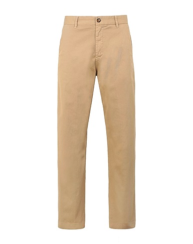 8 by YOOX Casual trouser ORGANIC COTTON LOOSE-FIT PANTS
 Camel 97% Cotton, 3% Elastane