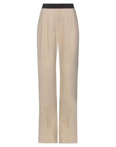 Loulou Studio Takaroa Pleated Twill Straight-leg Pants In Beige