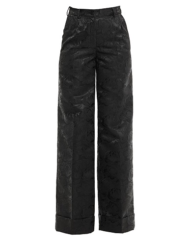 DOLCE&GABBANA Casual trouser Black 57% Acetate, 40% Polyester, 2% Polyamide, 1% Elastane