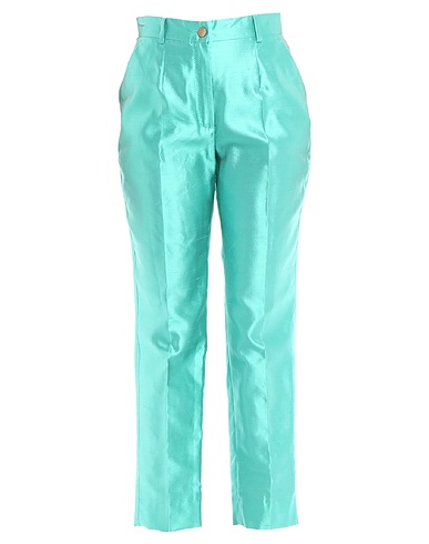 DOLCE&GABBANA Casual trouser Light green 100% Silk