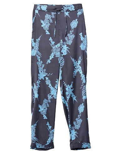 BALLANTYNE Casual pants Midnight blue 91% Silk, 9% Elastane