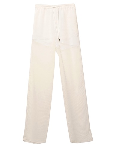 MAISON MARGIELA Casual pants White 100% Polyester, Cotton