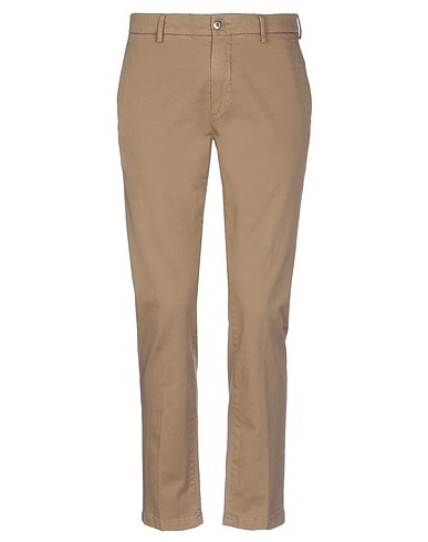 BE ABLE Casual trouser Camel 98% Cotton, 2% Elastane