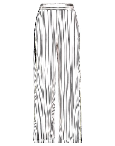 FERRANTE Casual pants Ivory 100% Polyester