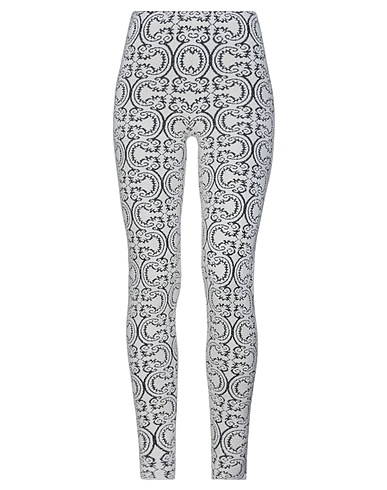 JIL SANDER Leggings Nero 48% Cotone, 25% Poliammide, 23% Viscosa, 4% Poliestere