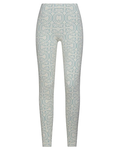 JIL SANDER Leggings Sky blue 48% Cotton, 25% Polyamide, 23% Viscose, 4% Polyester