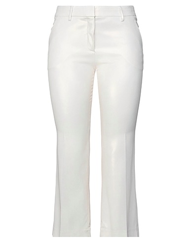TRUE ROYAL Pantalone Avorio 97% Viscosa, 3% Elastan