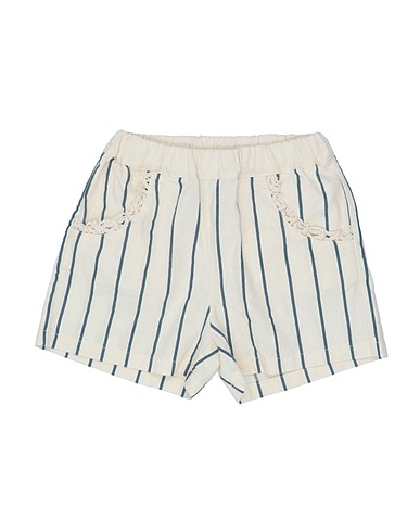 BABE & TESS Shorts & Bermuda Avorio 73% Cotone, 27% Lino
