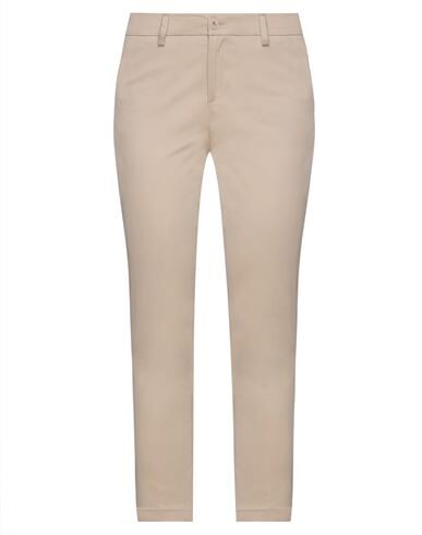 Liu •jo Woman Pants Beige Size 12 Cotton, Elastane