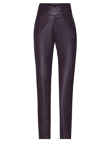 PATRIZIA PEPE Casual trouser Plum 100% Polyurethane, Polyester