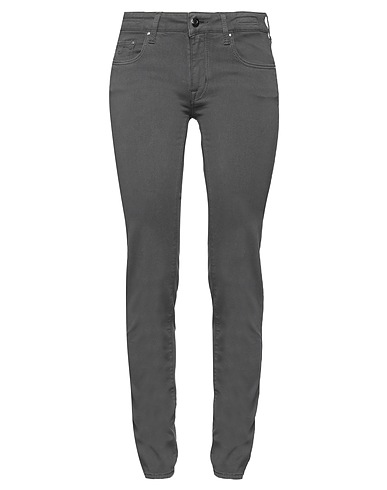 JACOB COHЁN Casual trouser Lead 52% Cotton, 45% Viscose, 3% Elastane