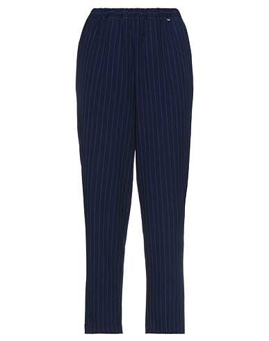 LE COEUR TWINSET Casual trouser Midnight blue 78% Polyester, 18% Viscose, 4% Elastane