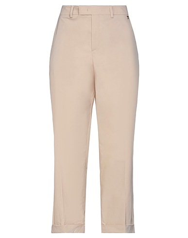 TWINSET Casual pants Beige 96% Cotton, 4% Elastane