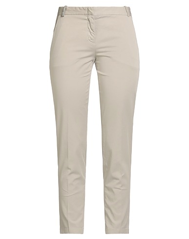 FABIANA FILIPPI Casual pants Light grey 97% Cotton, 3% Elastane