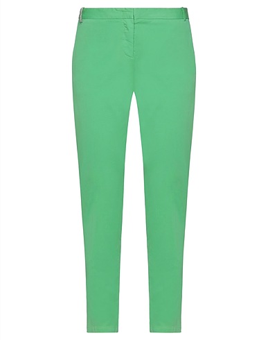 FABIANA FILIPPI Pantalone Verde chiaro 97% Cotone, 3% Elastan