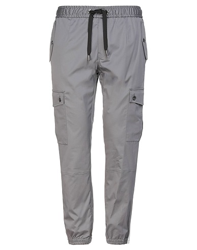 DOLCE&GABBANA Casual trouser Grey 97% Cotton, 3% Elastane
