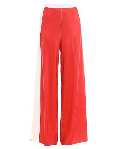 PIERANTONIO GASPARI Casual trouser Coral 99% Polyester, 1% Elastane