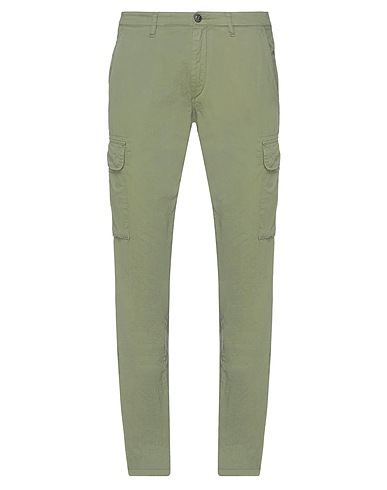 40WEFT Casual trouser Military green 100% Cotton