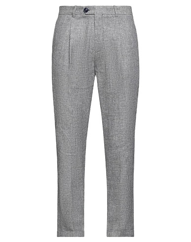 MANUEL RITZ Pantalone Marrone 42% Lino, 22% Lana, 18% Viscosa, 18% Poliestere