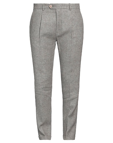MANUEL RITZ Pantalone Testa di moro 42% Lino, 22% Lana, 18% Viscosa, 18% Poliestere