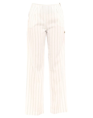 PATRIZIA PEPE Casual trouser White 40% Viscose, 32% Cotton, 28% Linen, Polyester