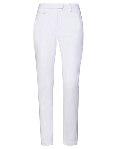 DONDUP Casual trouser White 56% Viscose, 36% Polyamide, 8% Elastane