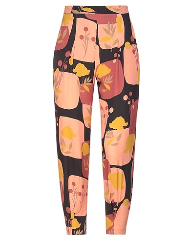MANILA GRACE Pantalone Salmone 100% Viscosa