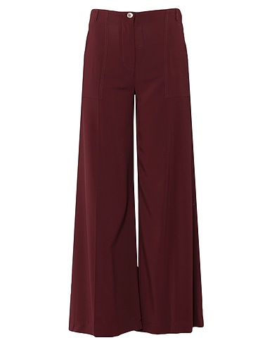 LIVIANA CONTI Pantalone Cioccolato 94% Viscosa, 6% Elastan
