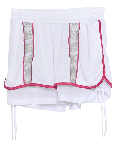 GAëLLE x LOTTO LEGGENDA Shorts & Bermuda White 100% Polyester