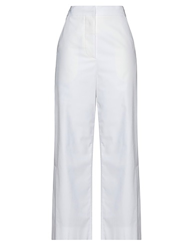 MARNI Casual pants White 65% Polyester, 35% Cotton